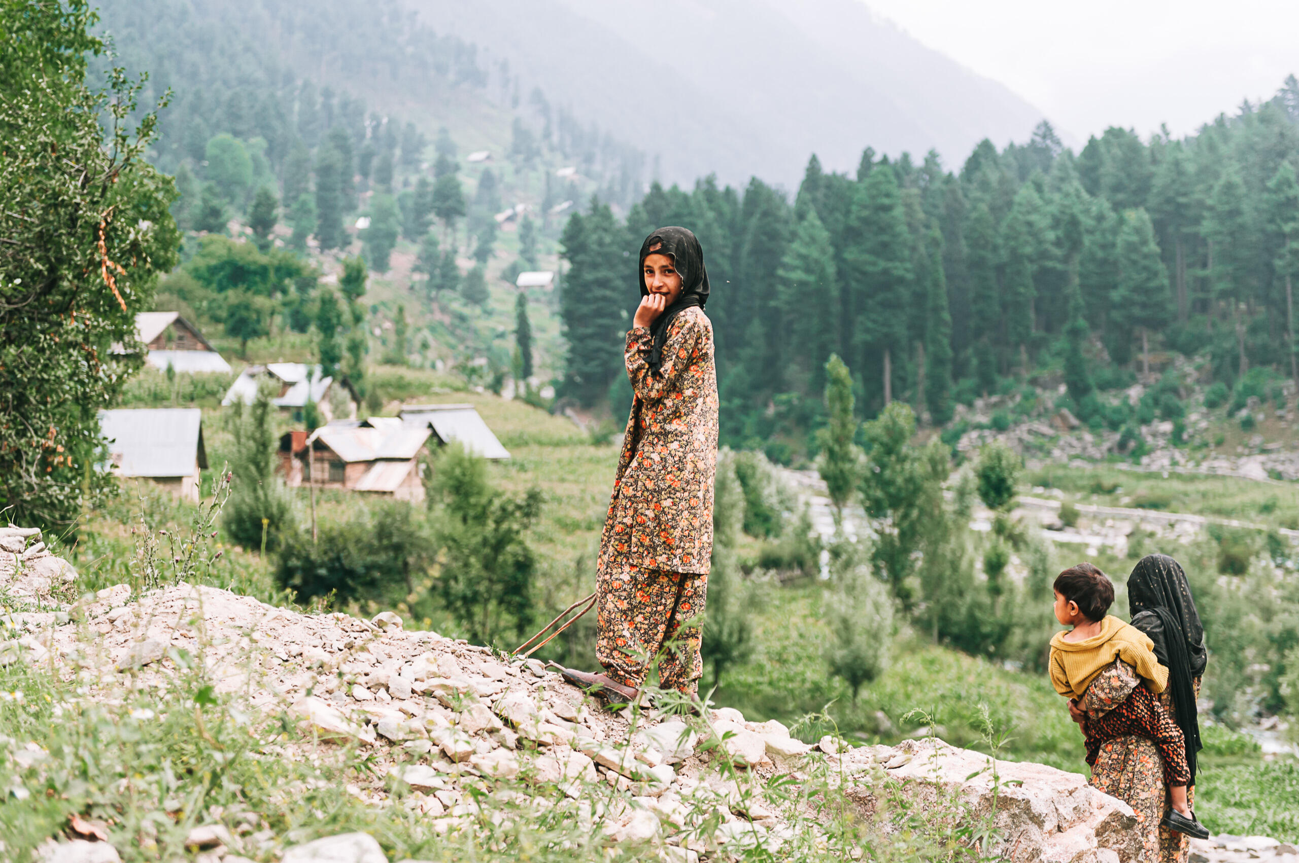 Villagers of Naranag, in the foothills of the Pir Panjal mountain range